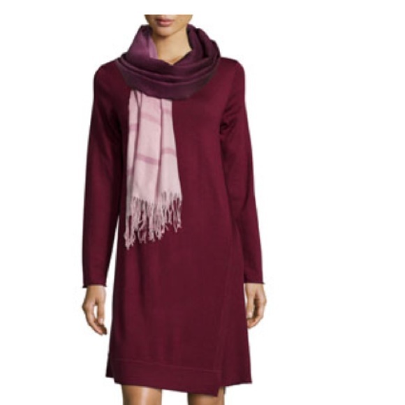 EILEEN FISHER Ombre Striped Scarf - Picture 2 of 3