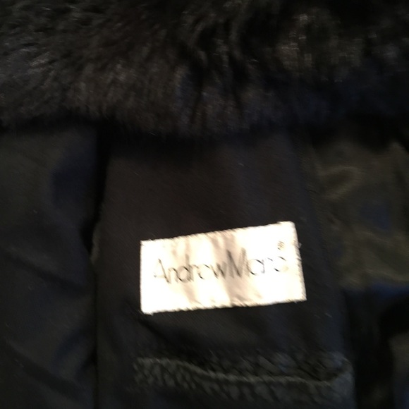 Andrew Marc Leather/Opossum 3 in 1 Jacket - Picture 4 of 4