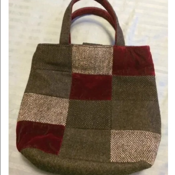 Vintage Frankie & Johnnie WOOL Handbag
