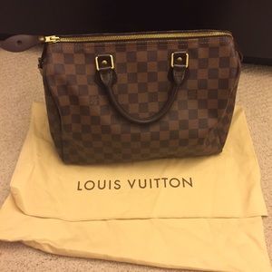 Authentic Louis Vuitton Damier Speedy 30