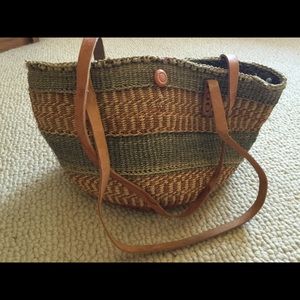 Wicker Basket Purse NEW