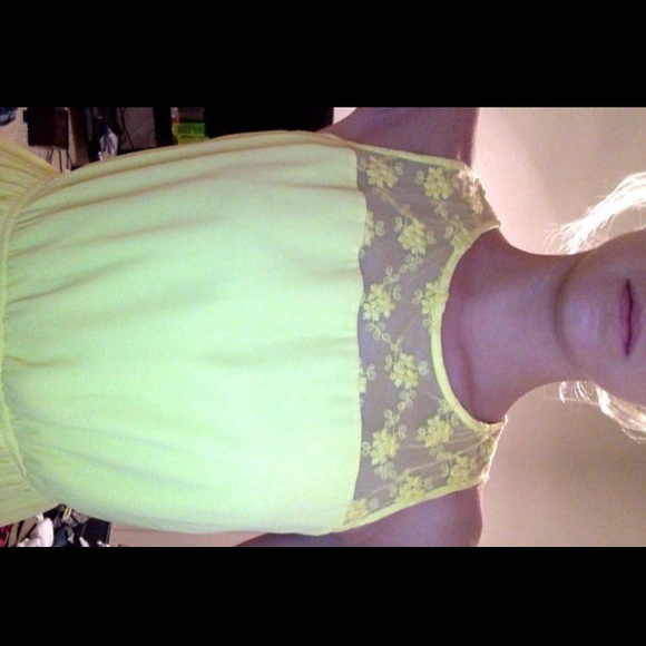 Forever 21 yellow dress