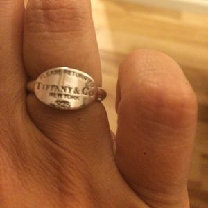 Sterling silver Tiffany's ring