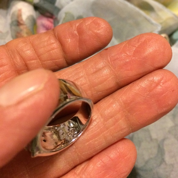 Engraved Vintage Sterling Silver Ring – Nialaya Men\'s ring