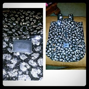 RARE PINK Backpack Cheetah Sequined!