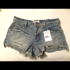 Free People Denim Shorts