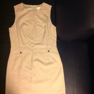 J.Crew Dress color Tan size 10 (Large)