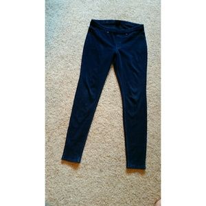 HUE dark blue jeggings Jean leggings medium