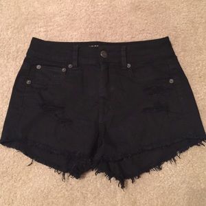 High-waisted shorts