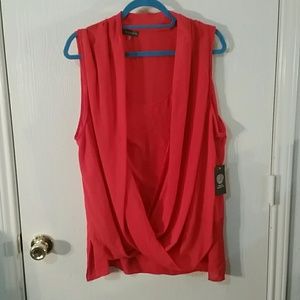 Layered Low Cut Dressy Top