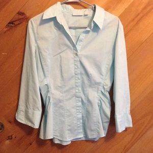 New York and Company 3/4 Length Button Up