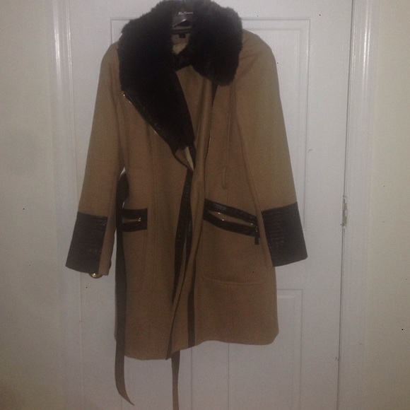 Faux fur coat