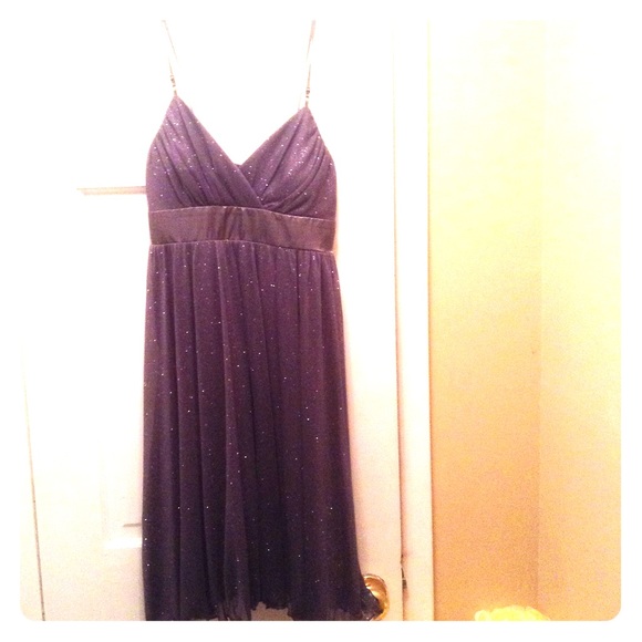 Grey glitter dress