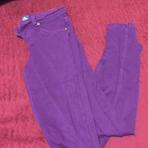 Purple jeggings