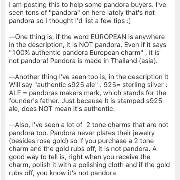 Fake PANDORA warning‼️ - Picture 3 of 4