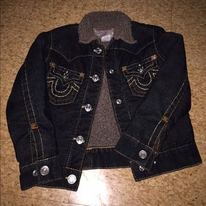 Kids true religion corduroy jacket