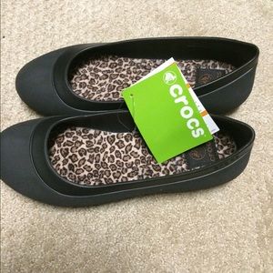 Brand new Crocs ballet flats size 9W