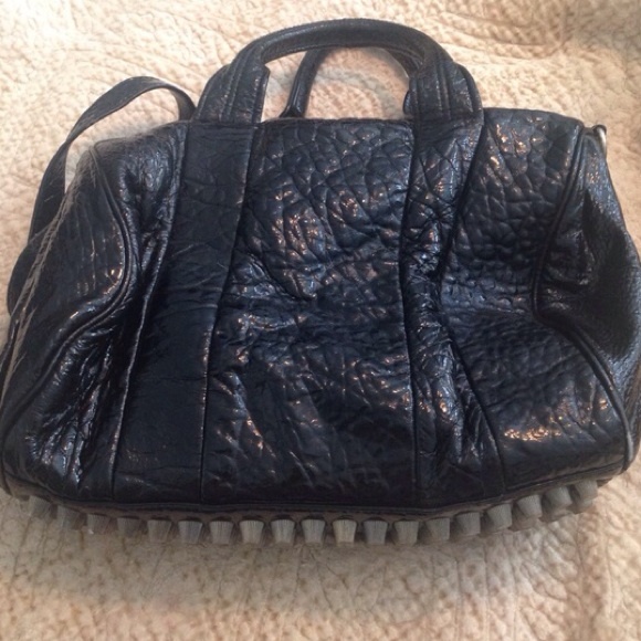 LAST CHANCE❗️Alexander Wang Black PatentMini Rocco - Picture 2 of 4