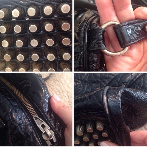 LAST CHANCE❗️Alexander Wang Black PatentMini Rocco - Picture 4 of 4