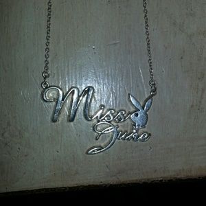Miss June Playboy necklace
