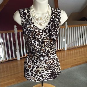 Milano Animal Print Top