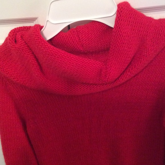 Childerns Red turtle neck dress - Picture 2 of 4