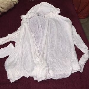 Abercrombie & Fitch White cardigan