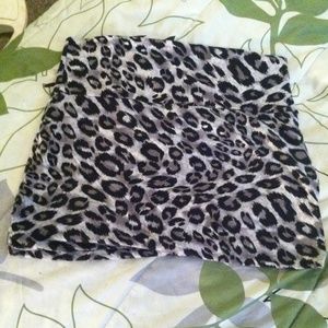 Bongo tight cheetah print skirt
