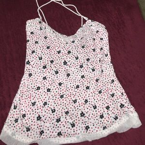 Cute polka dot/floral shirt