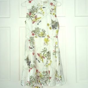 GAP white spring flower dress