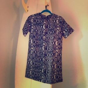 Snakeskin Shift Dress