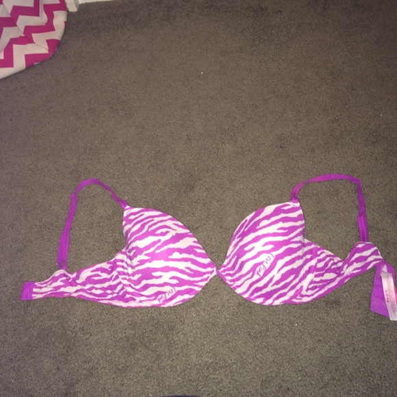 zebra print bra
