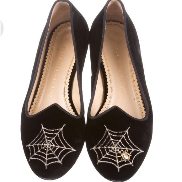 Charlotte Olympia Shoes - Charlotte Olympia Spider Web Flats