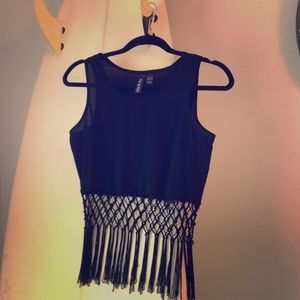 Fringe Crop Top