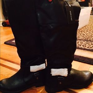 Brand new leather boots