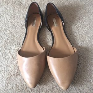 Halogen Kayla flats - black / tan