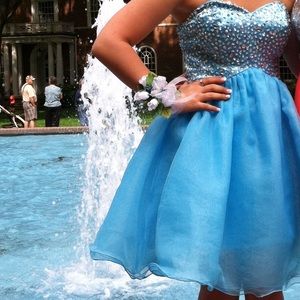 blue prom/dance dress