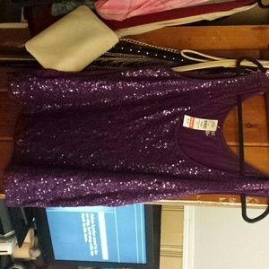 Brand new sequins tank