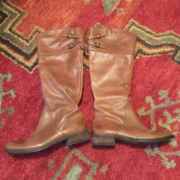 Vince Camuto Leather Riding Boots