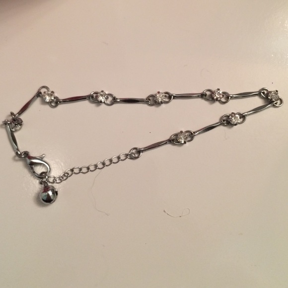 silver anklet