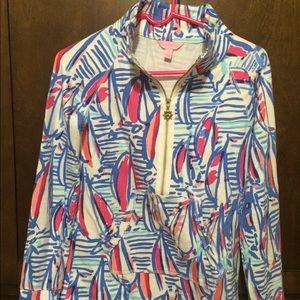 NWOT size Xs Lilly Pulitzer popover in RRR print