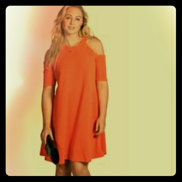 Open shoulder dress