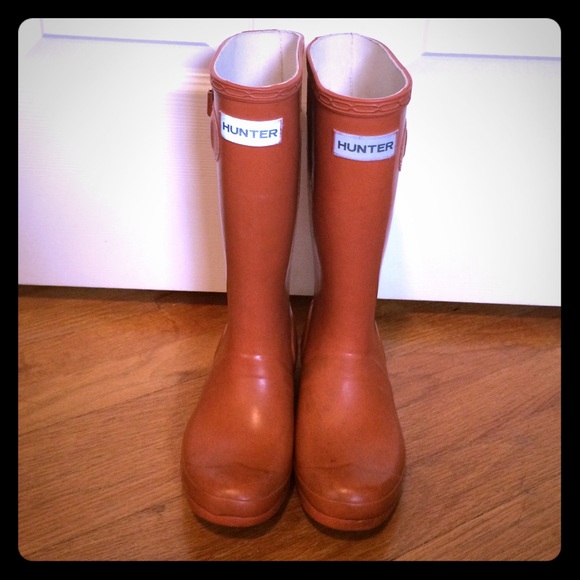 Kids HUNTER boots in Pumpkin Spice