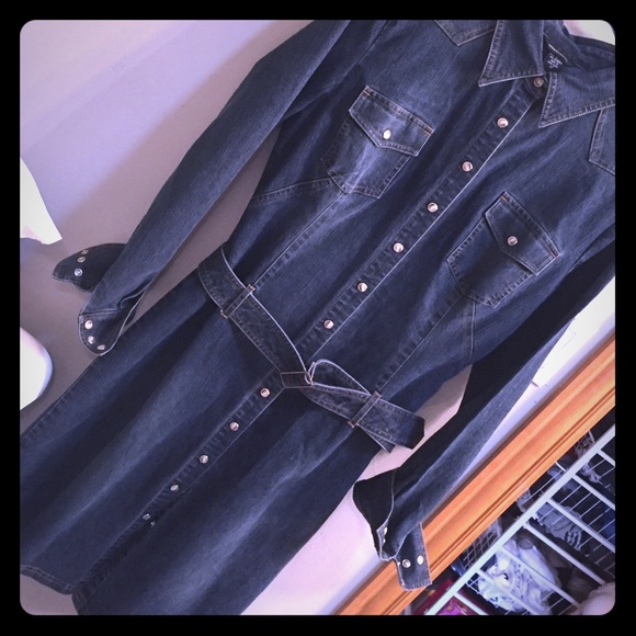 All Denim Dress!!