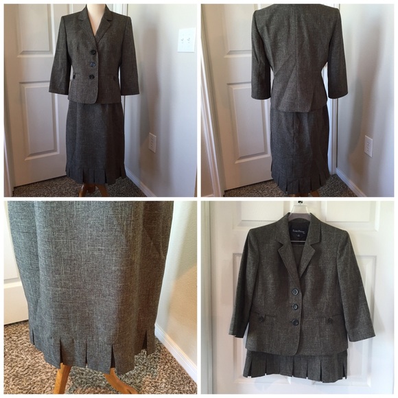 EUC Evan-Picone Suit Sz 10P~Hunter Green~Dress - Picture 4 of 4