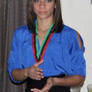 Bebe blue blouse/onesie with exposed shoulders