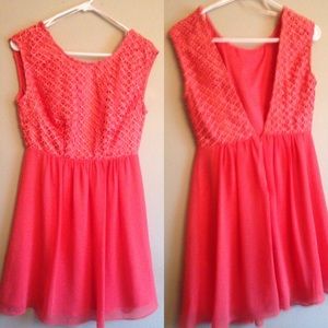 Sweet coral dress