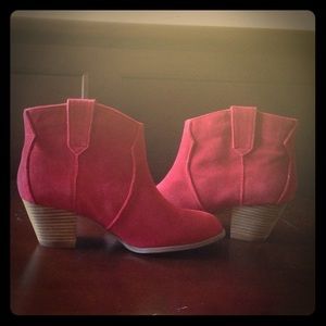 Suede Aldo booties