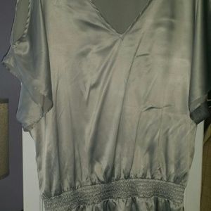 Silver blouse