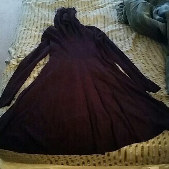 Purple sweater dress size L